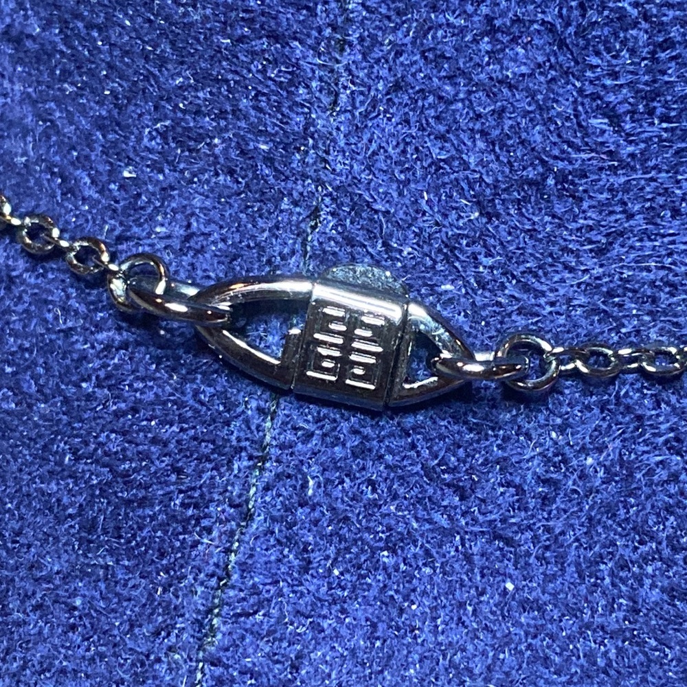 Givenchy Blue Rhinestone Necklace - Picture 4 of 6